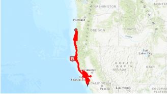 Residents in California told to evacuate as 7.0 tsunami threat looms.