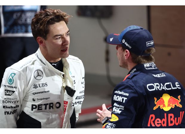 Russell accuses Verstappen of threatening violence at Qatar GP.