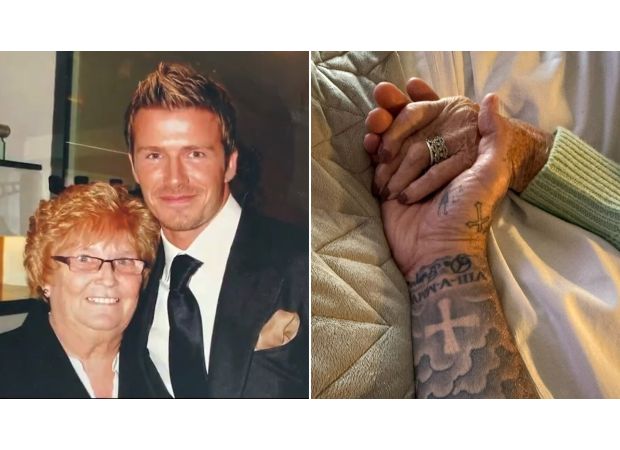 Beckham recalls the touching vow made by Kath Phipps when he joined Manchester United.