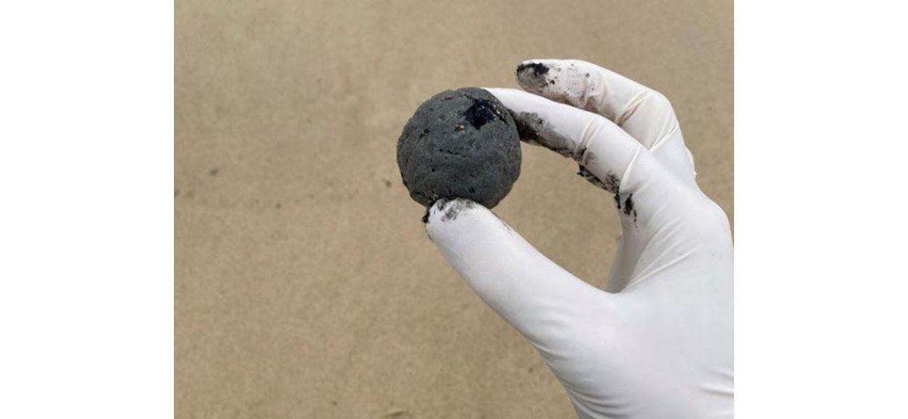 Unidentified balls found on Sydney beach.