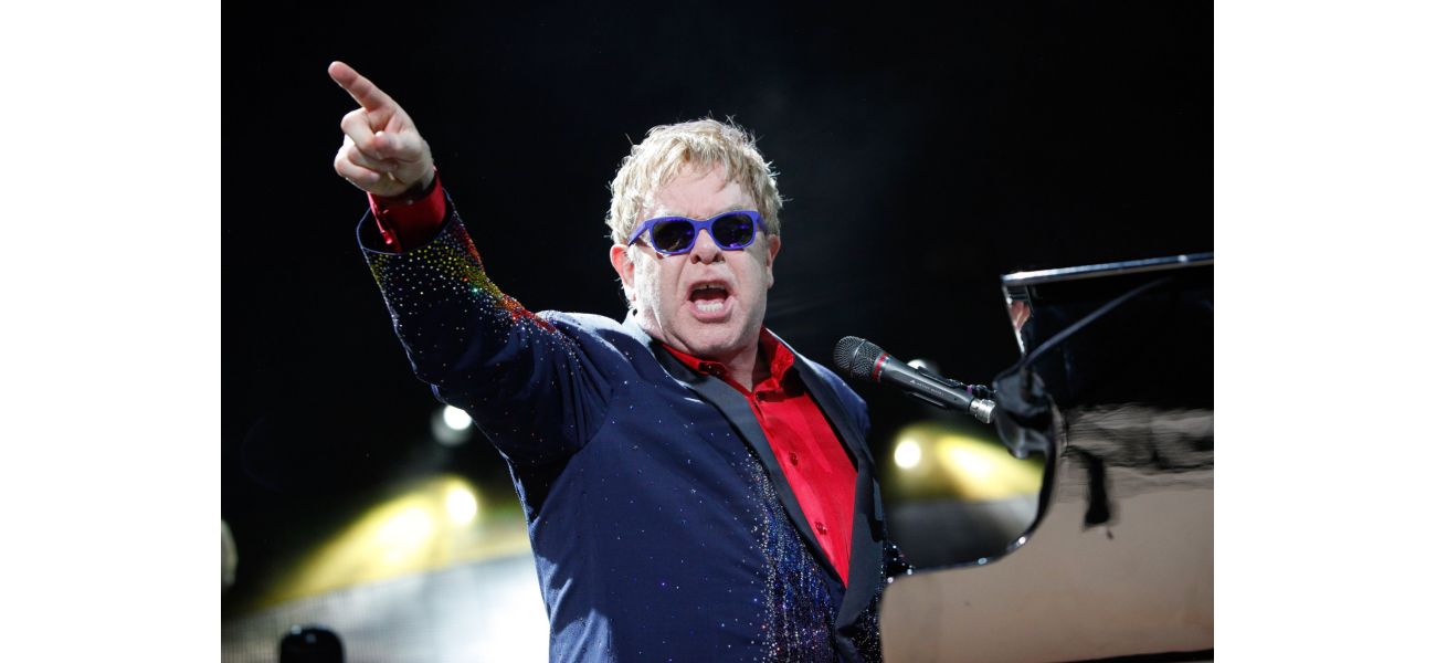 Elton John feared he was shot when he experienced a blackout during a performance.