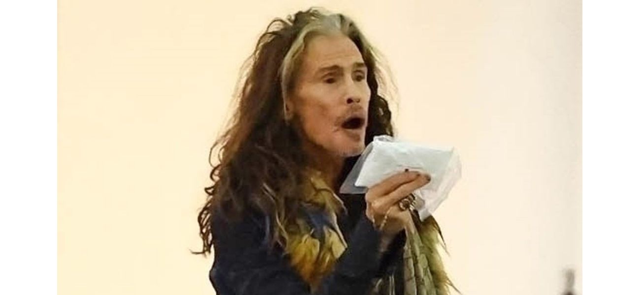 Retired 70s rockstar makes rare appearance following health problems.