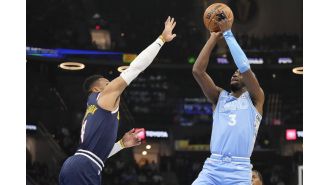 Denver's road trip starts with a loss as the Cavaliers dominate from beyond the 3-point line against the Nuggets.