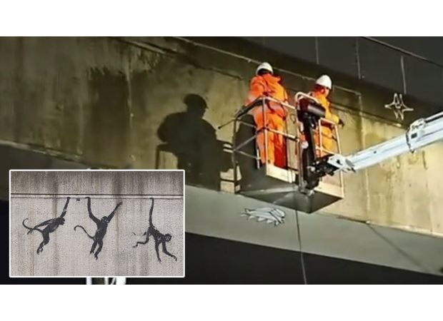 Iconic London Banksy artwork vanishes overnight in unexplained circumstances.