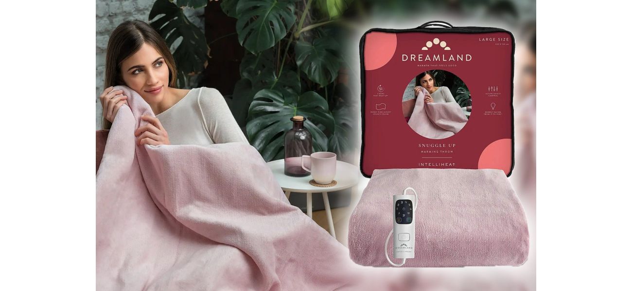 Dunelm customers opt for electric blanket, turning off their heat for cozy warmth.