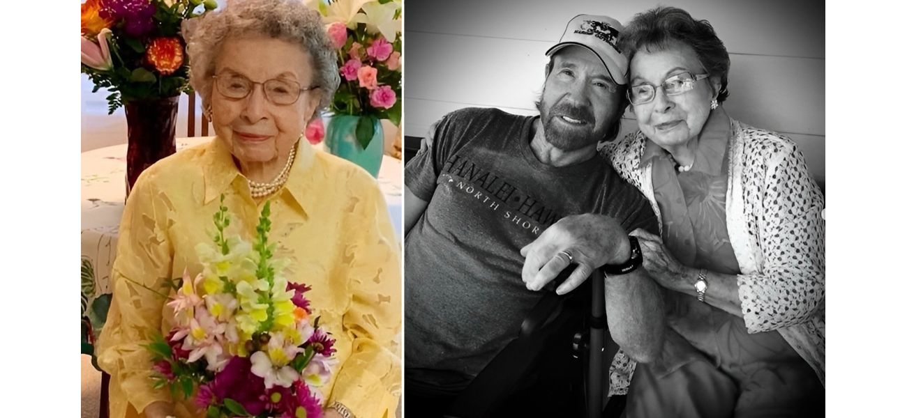 Chuck Norris, 84, sadly announces his mother's passing at the age of 103.