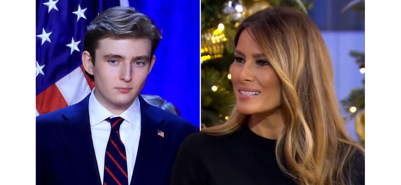 Melania Trump acknowledges Barron's internet popularity and attributes it to his father's election victory.