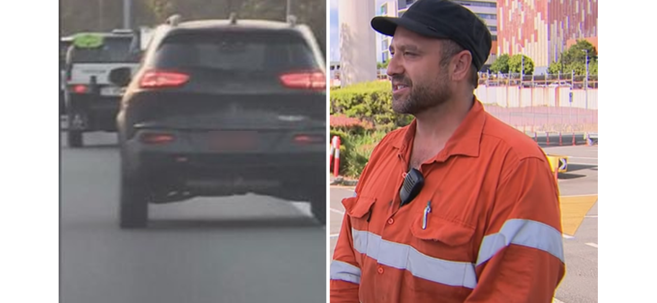 Worker pursues stolen Jeep on Queensland highway.