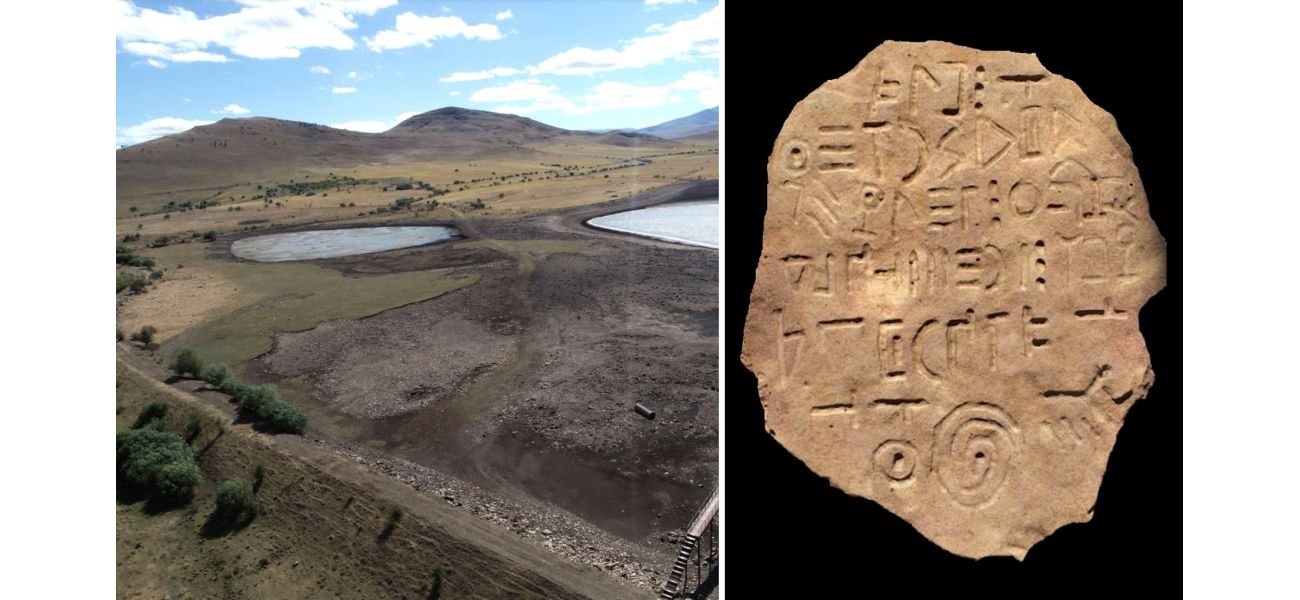 Experts stumped by new language on ancient tablet.