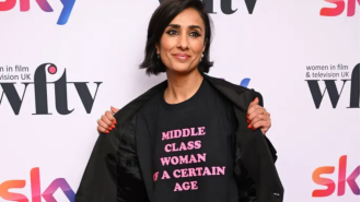 Anita Rani calls out Gregg Wallace with a strong slogan shirt over accusations.