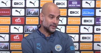 Guardiola responds to Mourinho's comment about Manchester City's 115 Premier League charges.