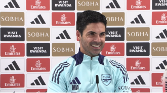 Arteta reacts to Arsenal being compared to Stoke City.