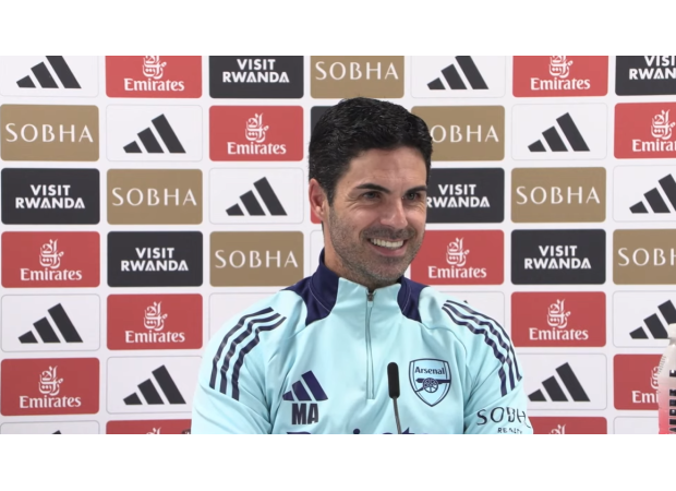 Arteta reacts to Arsenal being compared to Stoke City.