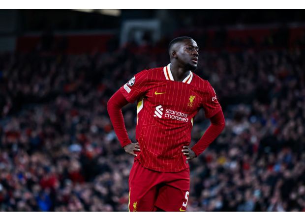 Liverpool manager Arne Slot gives updates on the injuries of Ibrahima Konate and Alisson Becker.