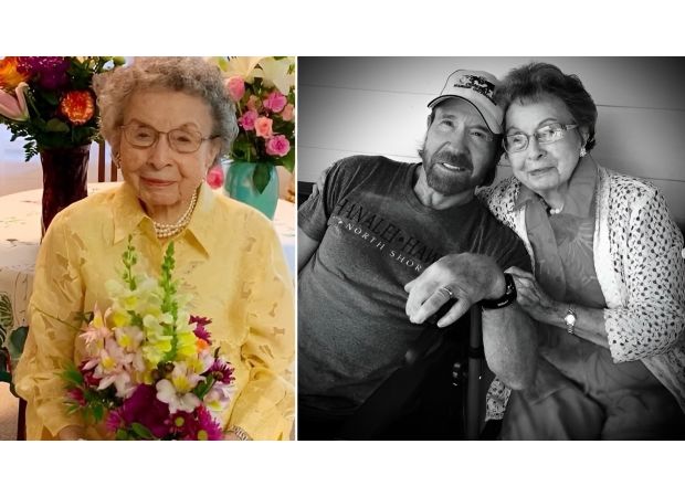 Chuck Norris, 84, sadly announces his mother's passing at the age of 103.