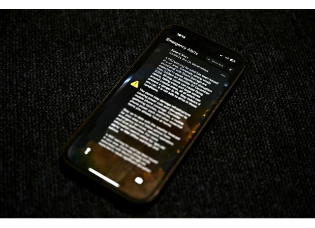 Millions received a phone alert about the Storm Darragh red warning.