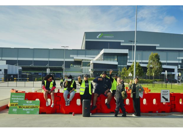 Woolworths making progress with restocking, but union remains resistant.