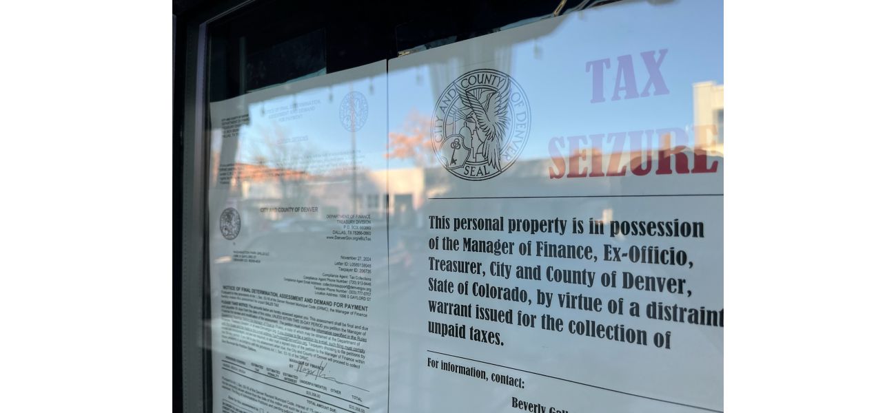 Denver’s Wash Park Grille was taken over due to unpaid taxes.