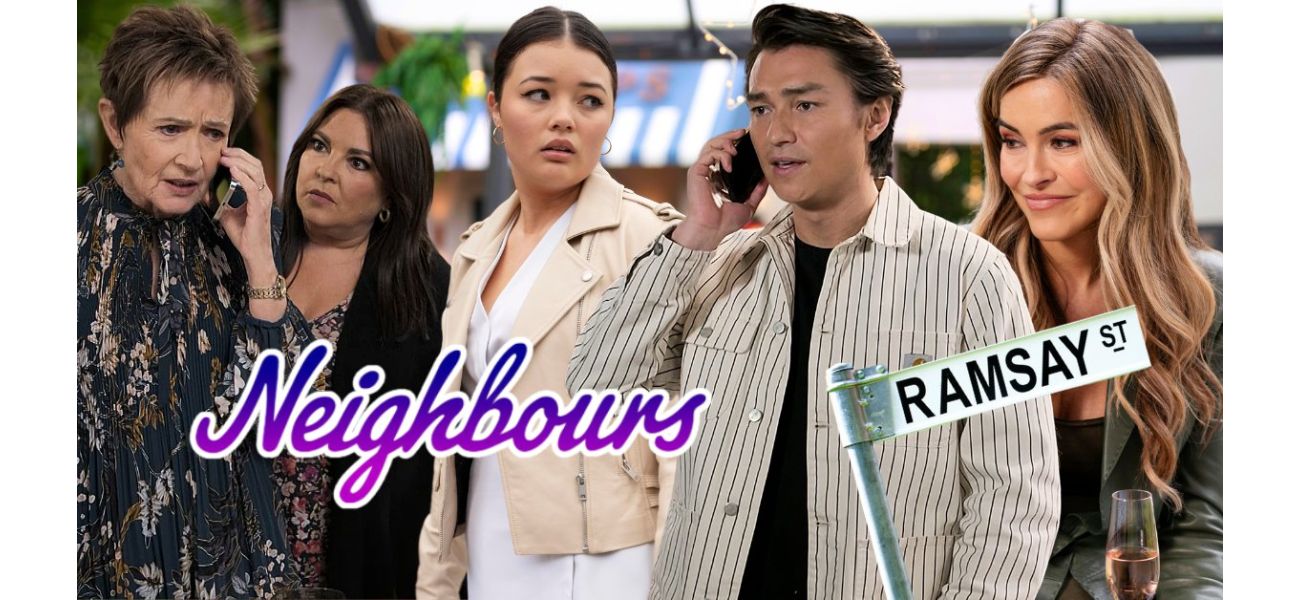 Famous Neighbours star leaves while three residents of Ramsay Street face serious peril.