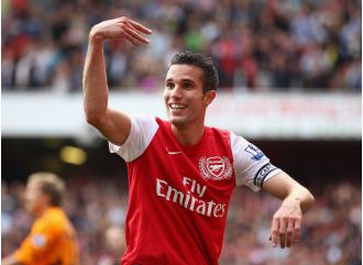 Van Persie says Arsenal fans are still upset about him joining Man Utd.