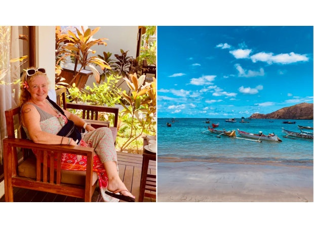 A parent chose to spend Christmas alone on a tropical island, leaving their children in the UK.