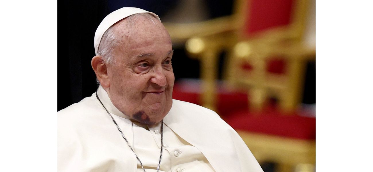The Pope's visible bruise on his chin has raised concerns about his health.