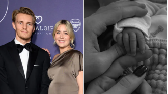 Martin Odegaard, Arsenal's captain, shares the news of his first child's birth.