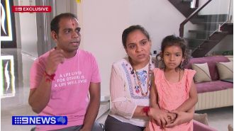 A family is traumatized after armed intruders threatened to harm their daughter.