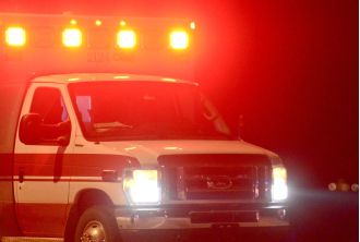 Two people died in a car accident in north Denver, involving only one vehicle.