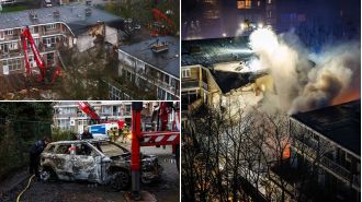 Explosion in apartment complex leaves three dead and more missing.