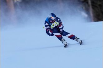 Lindsey Vonn, age 40, competes in two downhill races as part of her comeback journey.