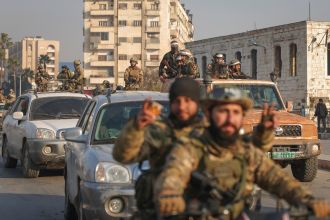 Who are the opposition forces at the gates of Damascus and what will happen next?