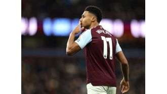 Aston Villa's Ollie Watkins is not in the starting lineup against Southampton.