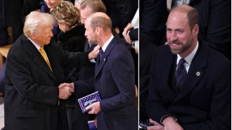 Prince William and Donald Trump attend Notre Dame reopening ceremony.
