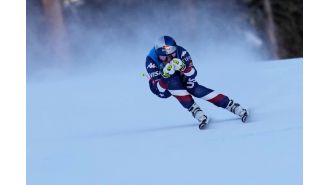 Lindsey Vonn, age 40, competes in two downhill races as part of her comeback journey.