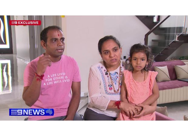 A family is traumatized after armed intruders threatened to harm their daughter.