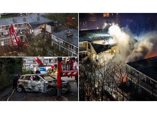 Explosion in apartment complex leaves three dead and more missing.