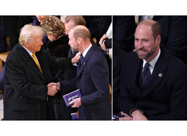 Prince William and Donald Trump attend Notre Dame reopening ceremony.