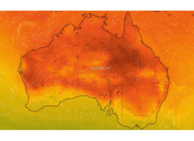 Australia's state is facing an intense wave of heat and storms, prompting a warning to its residents.