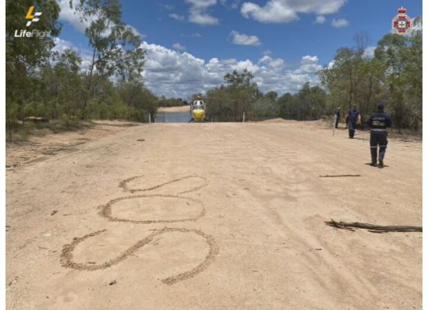 A couple managed to survive for three days in hot, crocodile-infested waters.