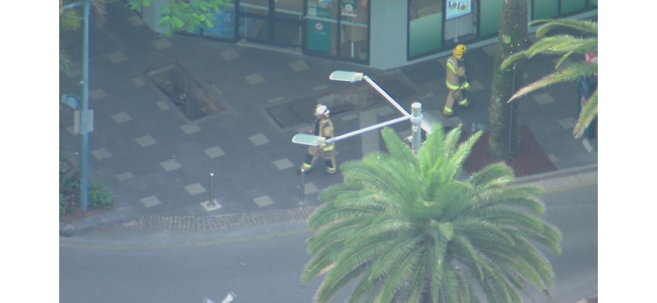 An explosion occurred in a crowded street of the Gold Coast, believed to be underground.