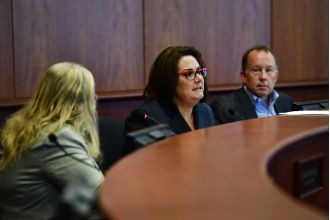 Commissioner Thomas steps down early due to disagreements with fellow colleagues.