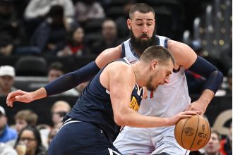 Nikola Jokic scores 56 points but Wizards break 16-game losing streak against Nuggets.