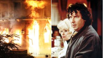Tragedy strikes EastEnders' 40th birthday with massive explosion at the Queen Vic.
