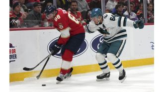 Sharks defenseman Warsofsky openly expresses disappointment after loss to Panthers, citing team's tendency to play in fear.