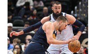 Nikola Jokic scores 56 points but Wizards break 16-game losing streak against Nuggets.