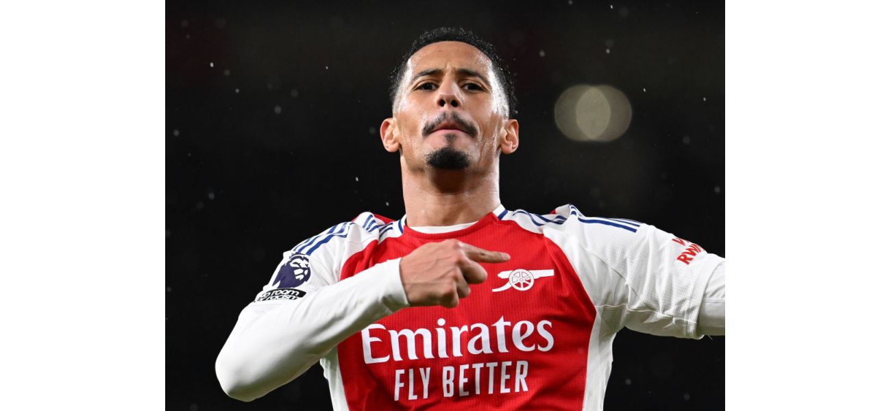 Saliba from Arsenal tells Real Madrid he is open to a transfer.