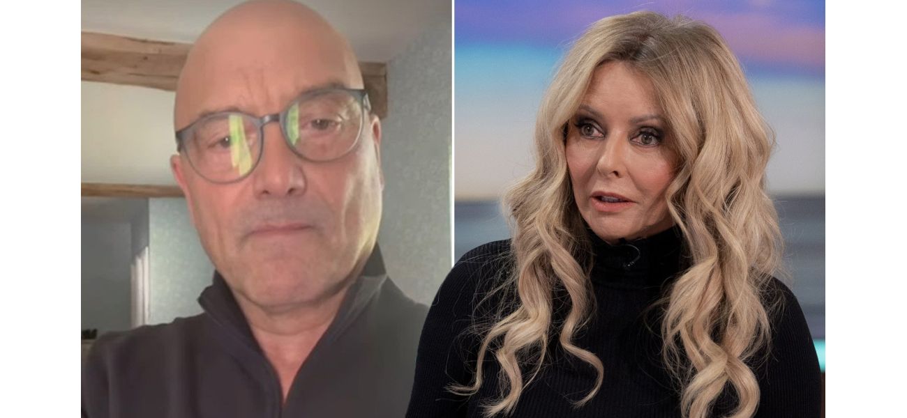 Carol Vorderman was removed from a TV show due to her complaints about inappropriate behavior similar to Gregg Wallace's.