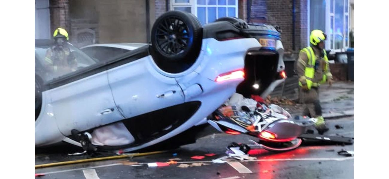 25-year-old woman hospitalized after hit-and-run accident.