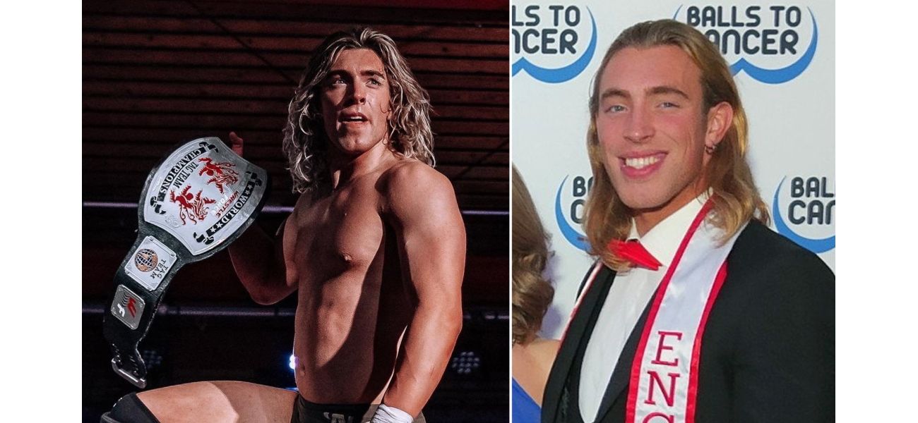 A former wrestler trades in the wrestling ring for competing in beauty pageants.